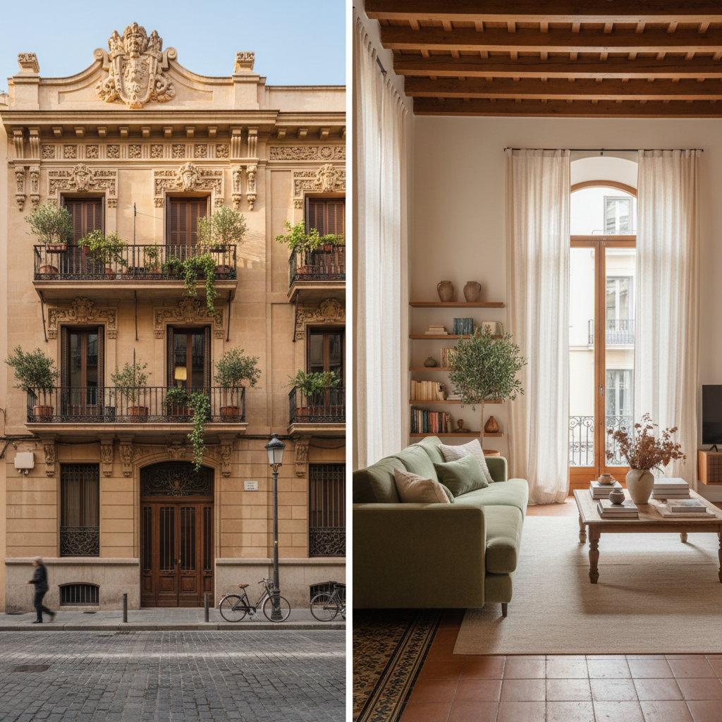 Edificio histórico en Extramurs Valencia cerca del Mercado Central